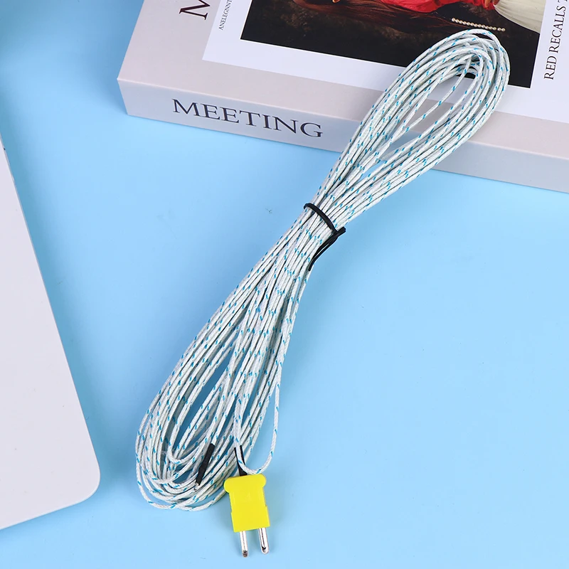 New! 0.5M-10M K Type  Line Test Length Wire Temperature Thermocouple Sensor Probe Tester Line Multimeter Tester Line