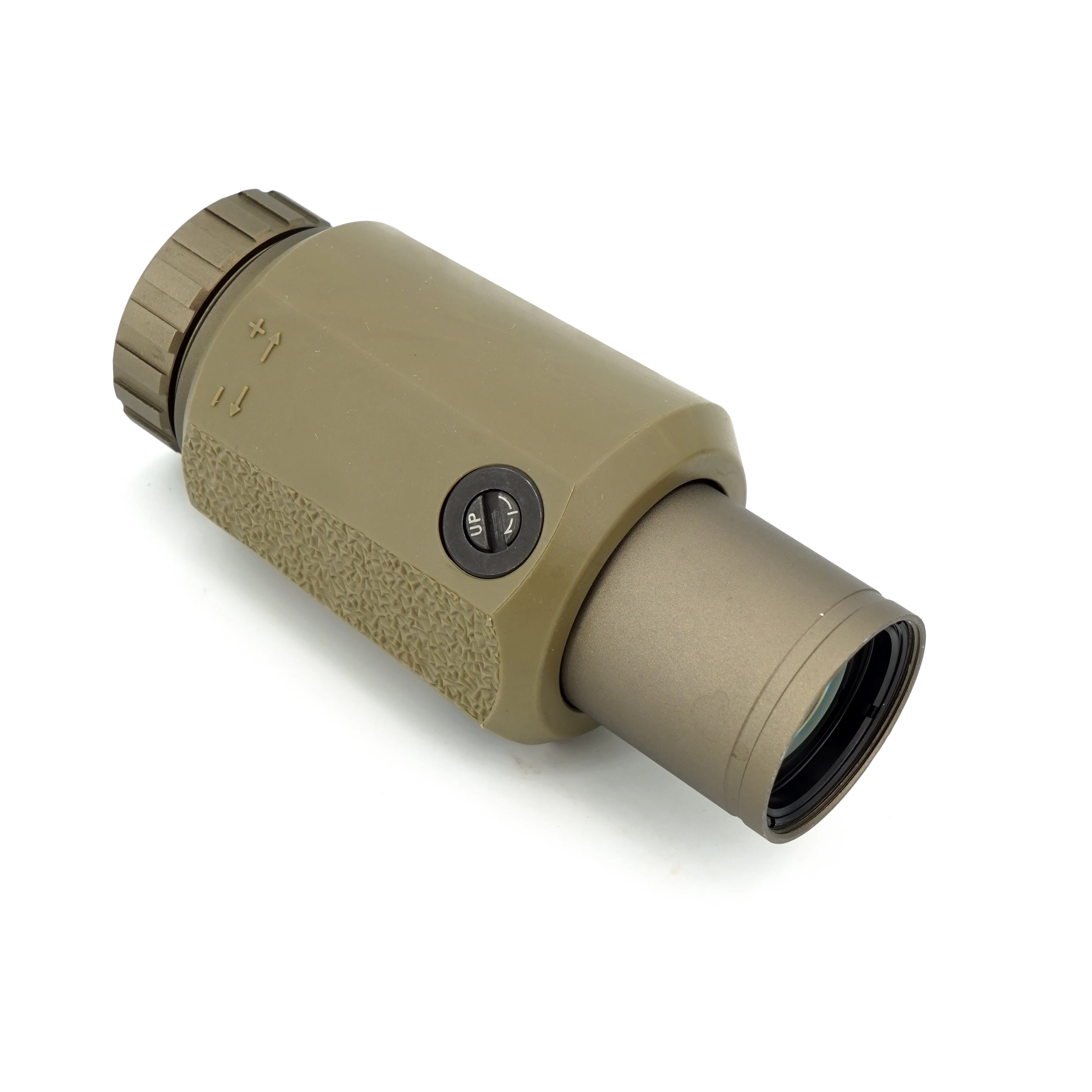 Sotac Gear 3X-C Magnifier Sight, 3X Mag Tactical Scope, Airsoft Accessories, Optics Sniper, FDE and Black, In Stock