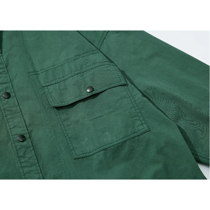 Men Japanese Streetwear Cityboy Amikaji Loose Casual Long Sleeve Plus Size Shirt Man Korean Fashion Outdoor Cargo Shirts Blouses