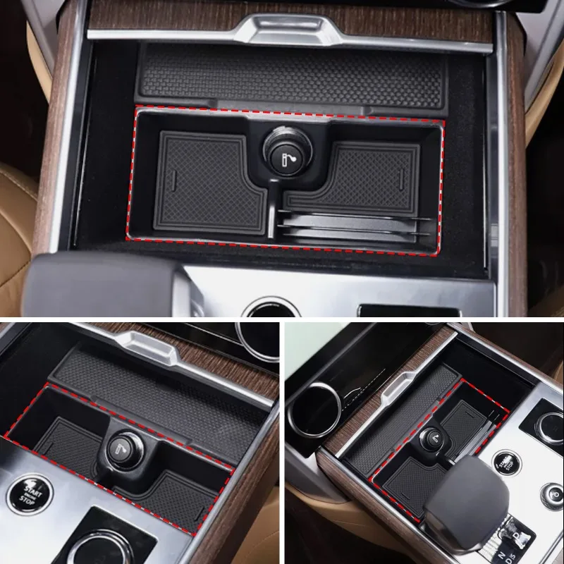 ABS Central Console Multi-Function Storage Box tray  for 2025 Land Rover Range Rover Executive Car  Organizer Accessories