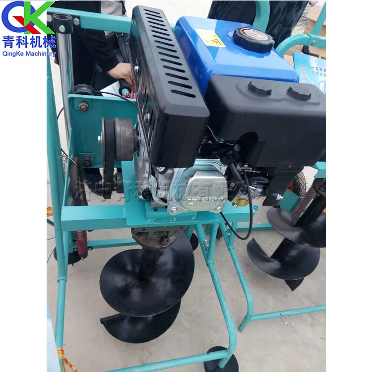 Hand held tree planting pit machine One person operation Work light orchard Digging machine Agricultural land drill device