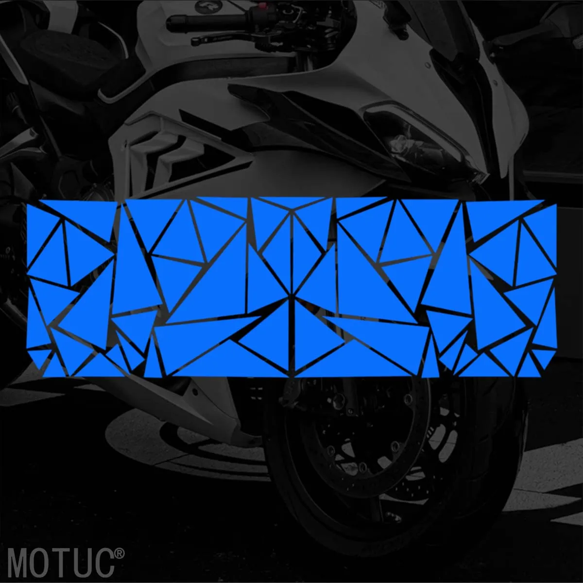 Geometrischer Riss-Motorrad-Felgenaufkleber, reflektierender Vinyl-Aufkleber, wasserdicht, UV-beständig, Felgenband, Motorrad-Dekorationszubehör – Detail 9