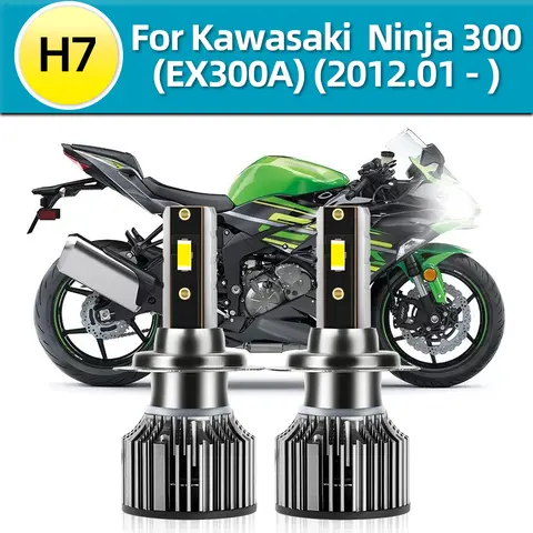 오토바이 LED H7 헤드라이트, 12V CSP Luces, 가와사키 닌자 300 (EX300A) 2012 2013 2014 2015 2016 2017 2018 2019 2020 2021 2022 오토바이 LED H7 헤드라이트, 12V CSP Luces, 가와사키 닌자 300 (EX300A) 2012 2013 2014 2015 2016 2017 2018 2019 2020 2021 2022