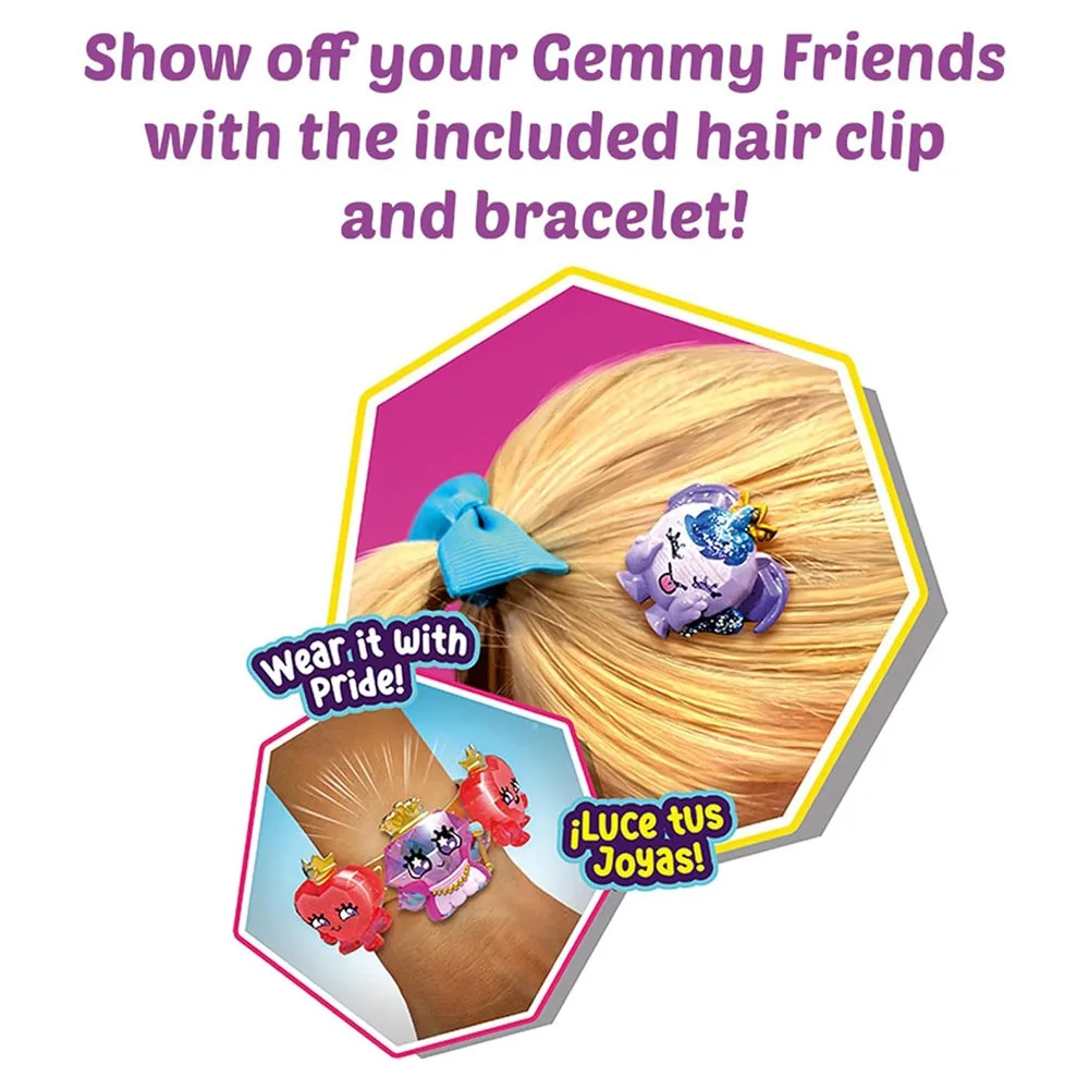 Pinky Promise Gemmy Friends Lovely DIY Gemstone Hairpin Ring Bracelet Necklace Blind Box Gifts Toy Model Anime Collect view 4