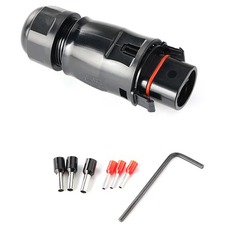 A23F-1Set Solar PV Connector Plug Waterproof IP68 4000V 40A For Solar PV System Panel Parallel Protection Kit LY01-Male
