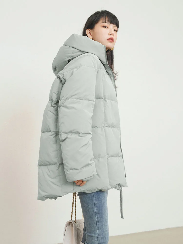 Max LuLu 2022 Womens Winter Fashion Warm Duck Down Hooded Jacket Ladies Loose Leisure Snow Coats Vintage Luxury Thicken Parkas