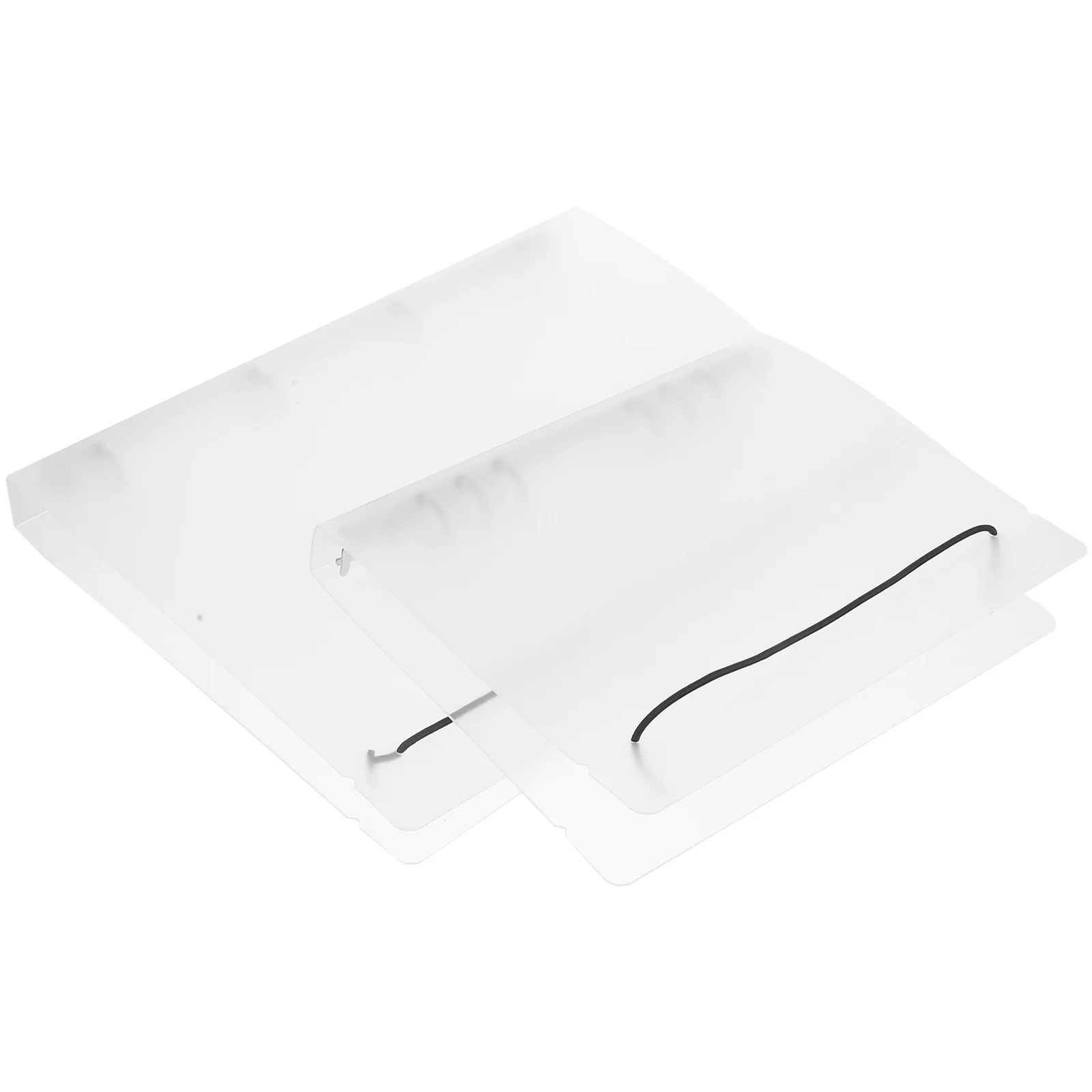 

Bandage Binder Reusable Planner Scrapbook Loose-leaf Soft Cover Binders Clear View