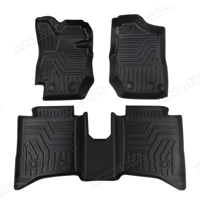 Jimny 5 Door Floor Mat 3PCS/SET TPE For Suzuki New Jimny JB64 JB74 2023 2024 LHD RHD Manual Automatic Transmission 3D Style