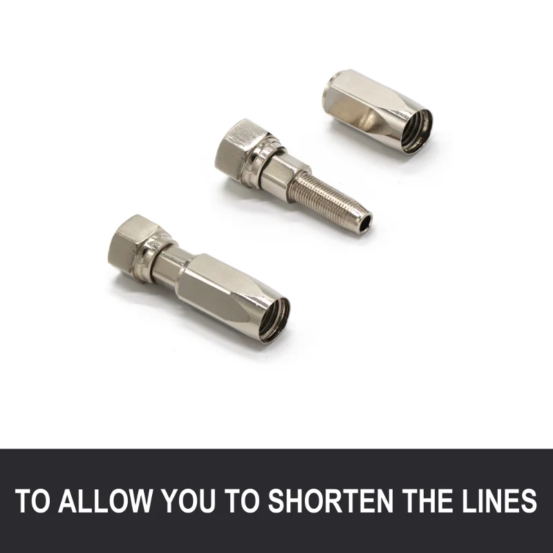 One Pair Hose Fitting Connector For Hydraulic Steering Cylinder Suitable For Baystar Seastar