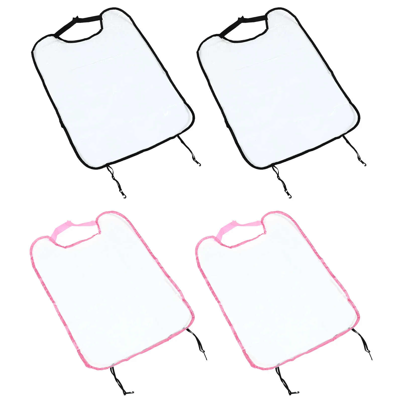 

4pcs Back For Car Protector Kick Mat Back Seat Cover Wear-Resistant Easy Clean Seat Pad Protector Dirt For