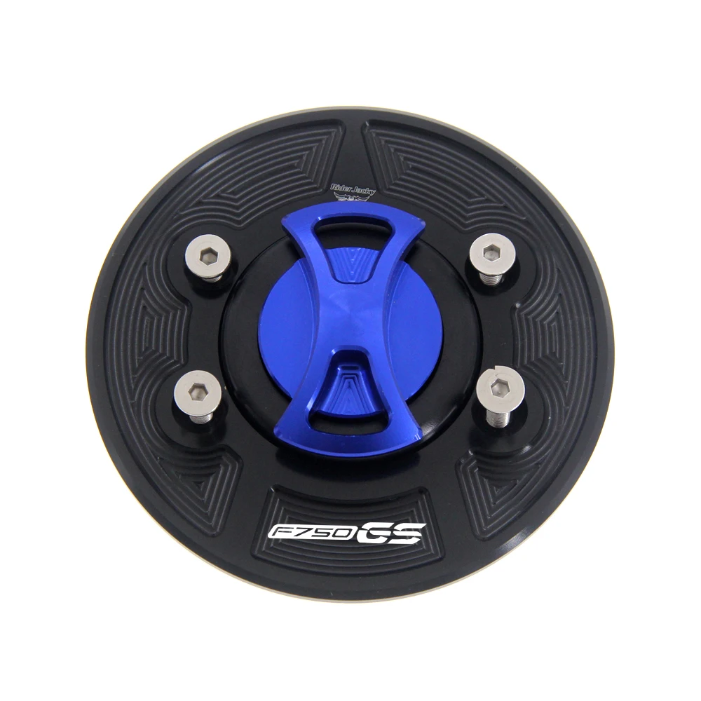 Keyless Motorcycle Fuel Gas Tank cap Cover For BMW F750GS 2012 to up F750 GS