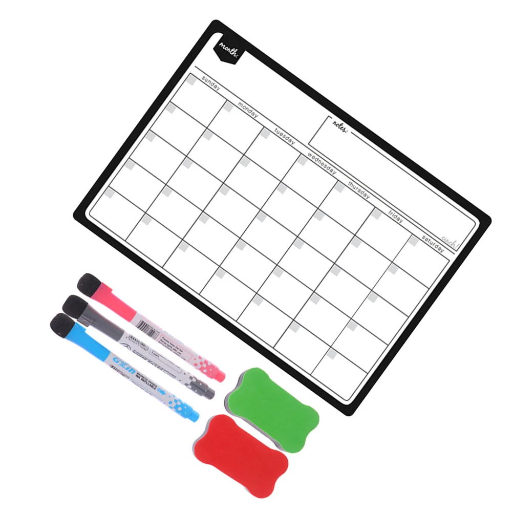 Kalender Kulkas Magnetik Perencana yang Dapat Dihapus Stiker Jadwal 8 Bulan Pengatur Keluarga Penggunaan Rumah Stiker Rencana Magnetik