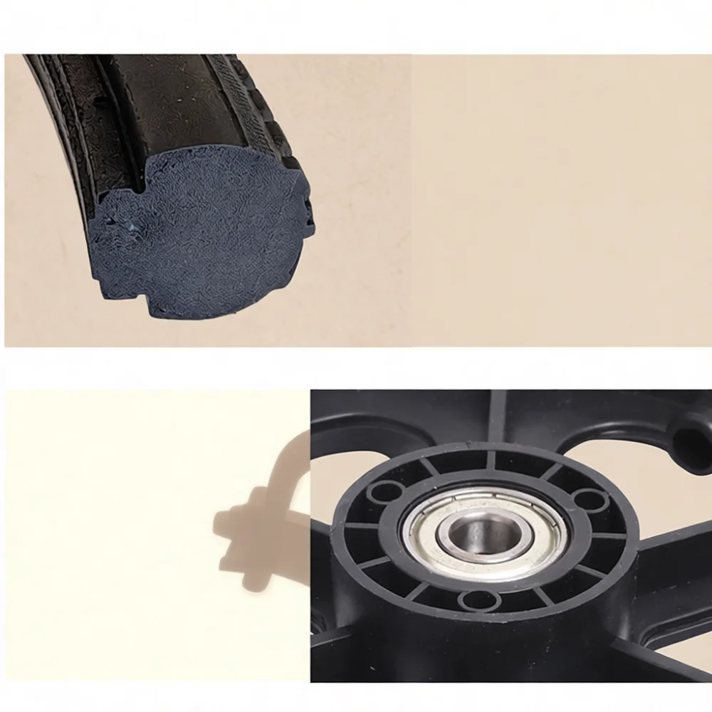Replacement Wheelchair Rear Tire 12 5 Inch Solid PU Honeycomb Non Inflatable Fit For Yubang 16 Inch Wheelchair Parts