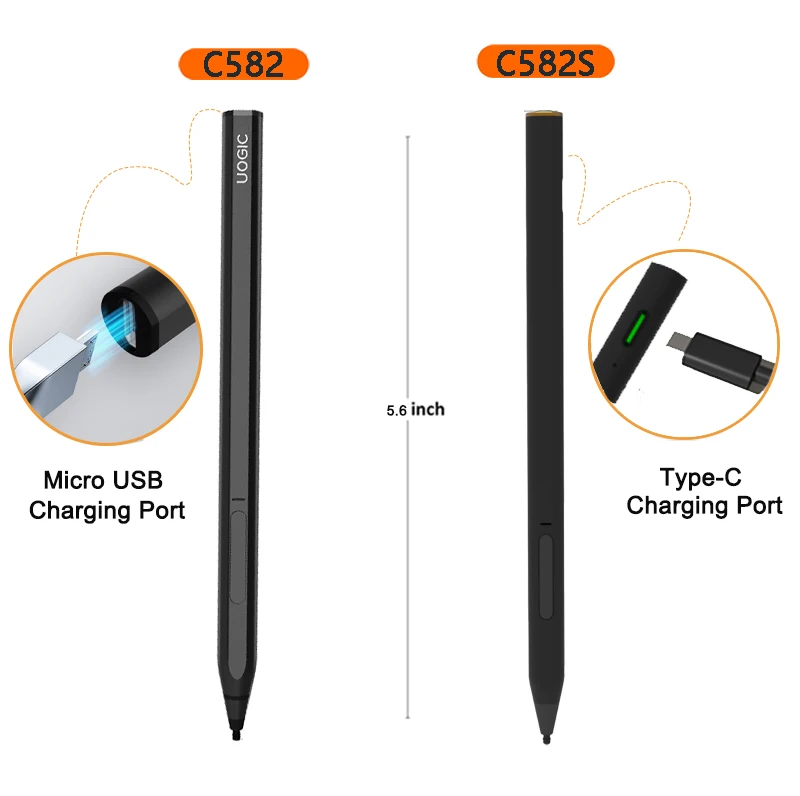 New! Stylus Pen for Surface, Bluetooth Remote Control and Shortcuts, 4096 Levels of Pressure Sensitivity, Palm Rejection