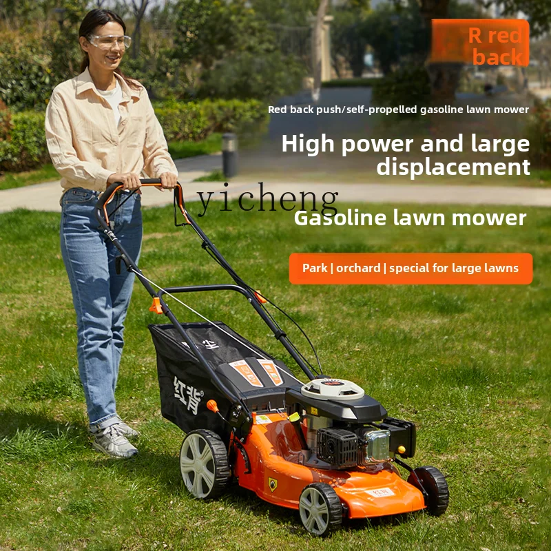 JX-22 lawn mower hand-pushed lawn mower high-power weeding large-area orchard hand-pushed lawn mower