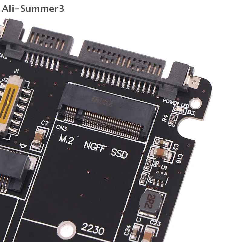 SATA 60Gbps Naar M2 NGFF SATA SSD MSATA SSD Adapter MSATA Naar SATA M.2 NGFF Naar SATA Schijf Adapter Board