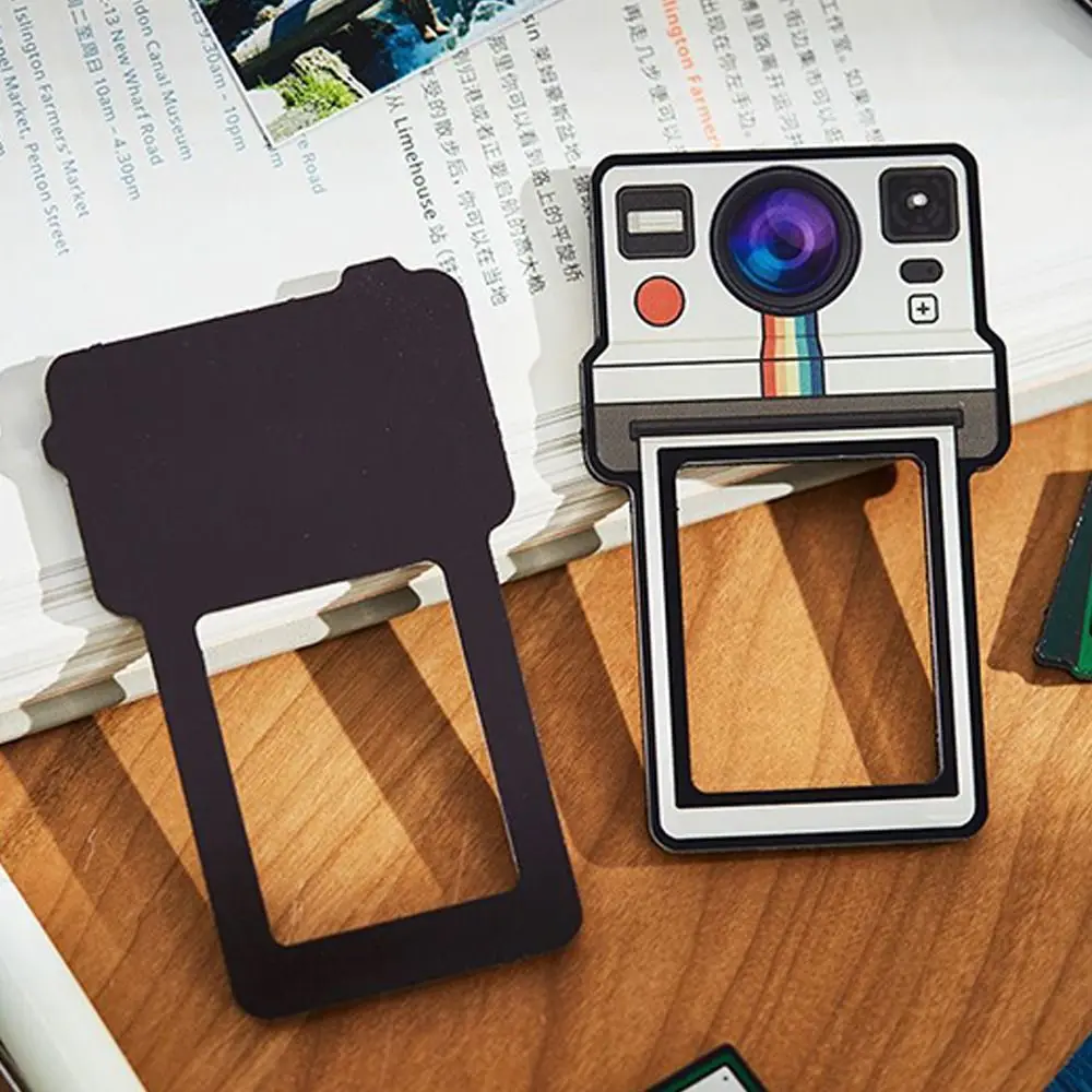 Acrylic Instant Camera Photo Frame Magnetic Photo Fixation Picture Display Holder Frame Refrigerator Sticker Home Decoration
