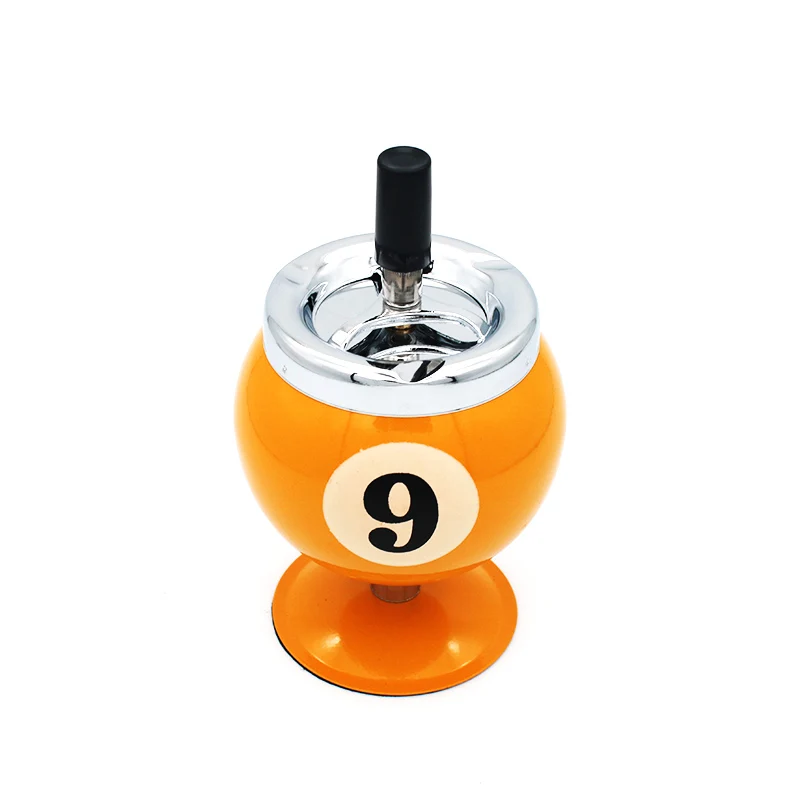 No. 9 Billiard Ball Style Ashtray Pool Ball Club Decoration Tool Accessory