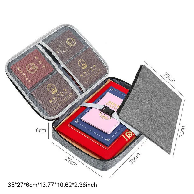 Rits Document Opbergtas Grote Kleding Bagage Compressie Lock Hersluitbare Handtas Draagbare Reizen Home Organisatie