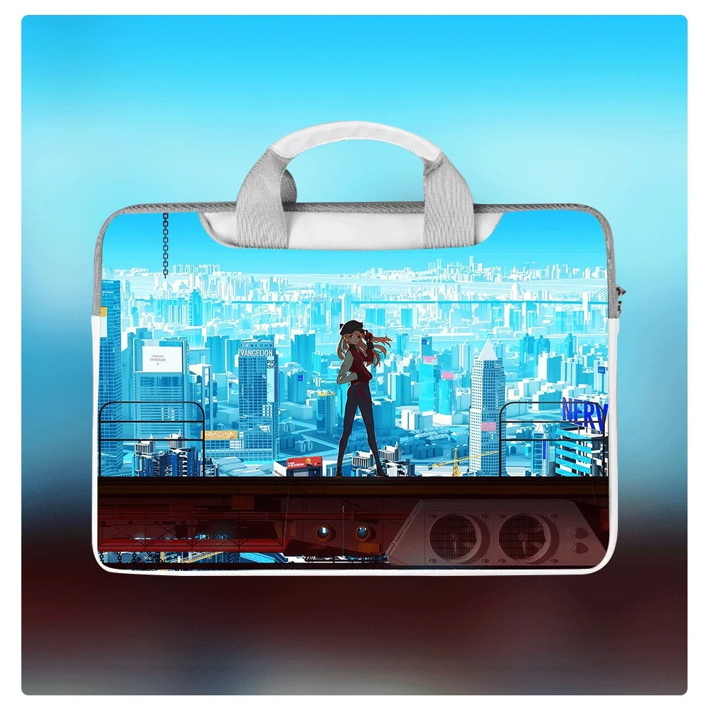 

Сумка для ноутбука с аниме-дизайном EVA, 12, 13.3, 14, 15.6, 16 дюймов, портативный портфель, защитный чехол для планшета, подарок
