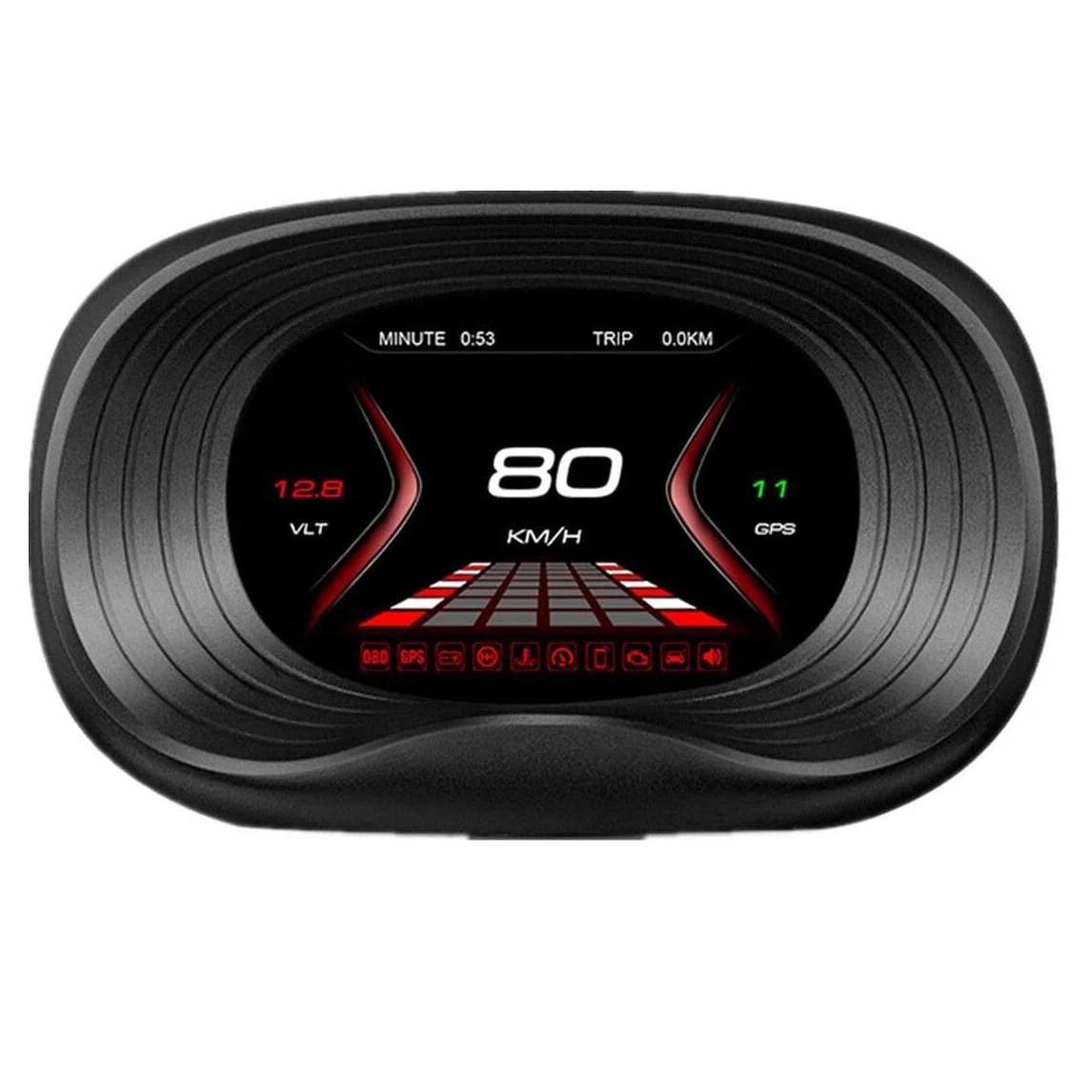 

P20 Navigation Version HUD Head Up Display GPS+OBD2+Navigation Intelligence 3 Inches HD Color Screen Car