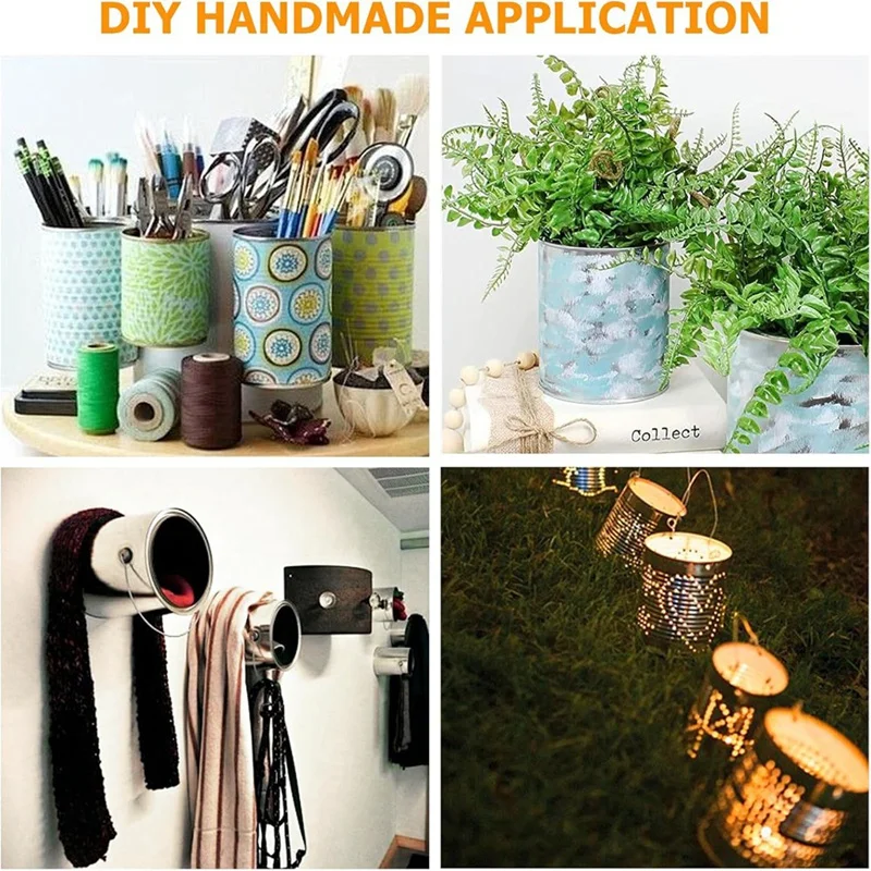 A7THK-12 팩 뚜껑이 있는 빈 페인트 캔 0.4 쿼트 주석 안감이 없는 페인트 통, 공예 DIY 프로젝트용 안감이 없는 페인트 통