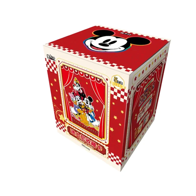 Card Fun Mickey Mouse Cards Collection  Anime Peripherals Characters Platinum Version NO.2 Cards Box Paper Hobby Gifts Toys