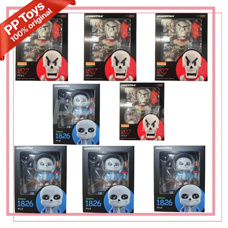 

В наличии: Оригинальная фигурка GSC 1826 1827 UNDERTALE Papyrus Sans (аниме-персонаж), модель, подарок для ребенка, в пенопластовой упаковке