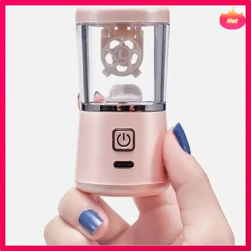 Limpiador de gafas con contacto AD, limpiador de gafas de lavado automático, caja de socio de carga para limpieza de gafas, color blanco