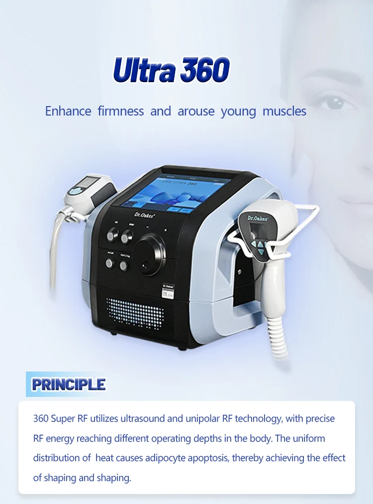Ultra 360 Hautstraffung, Kollagenpistole, Cellulite-Reduktion, 2-in-1, unipolare Straffung der Haut, Körper, Abnehmen, Facelifting, Schönheitsmaschine – Detail 1