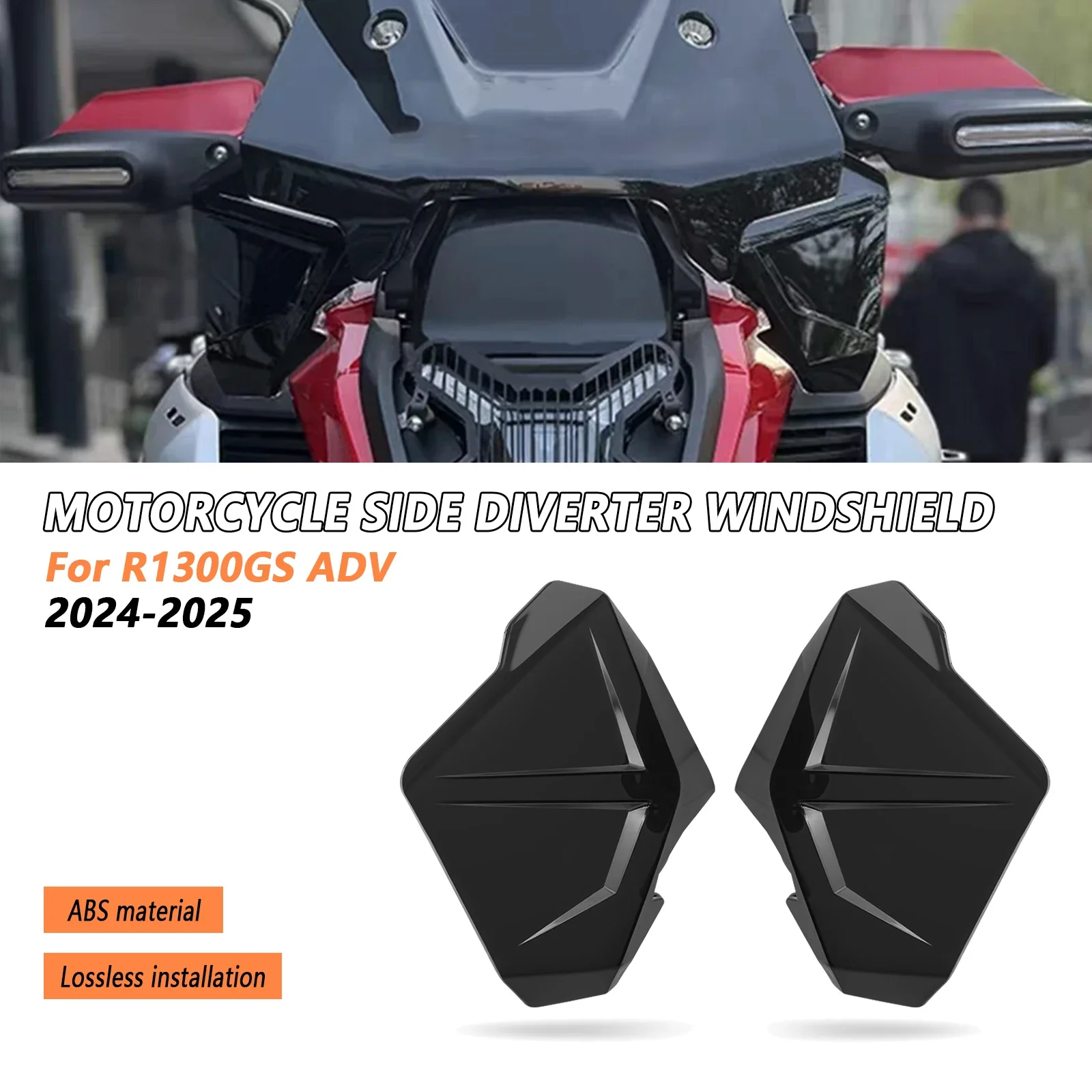 

For BMW R1300GS ADV 2024 R1300 GS Adventure 2025 Motorcycle Accessories Wind Deflector Screen Fairing Side Windscreen Windshield