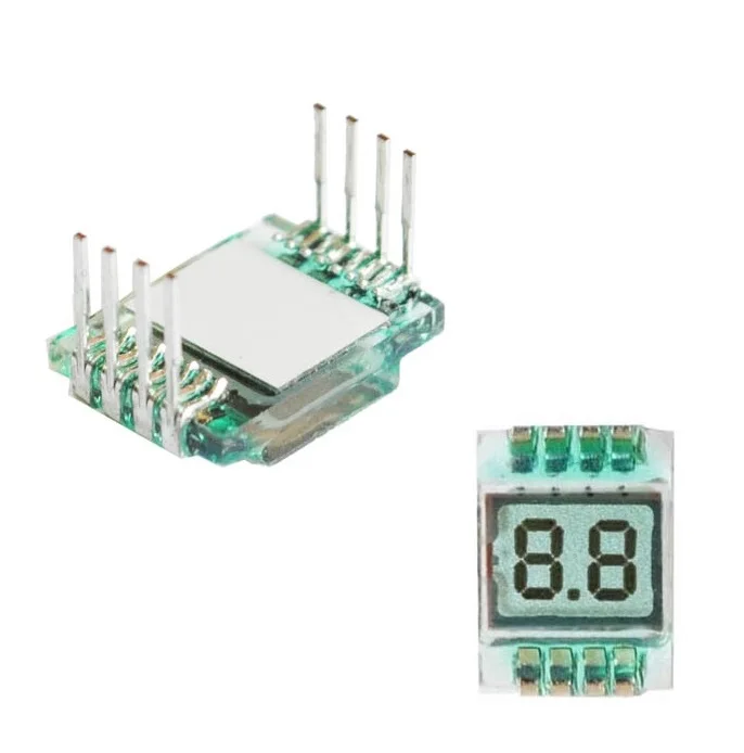 1PCS 8PIN TN Positive 2-Digits Segment LCD Panel Without Backlight Small Instrument Display