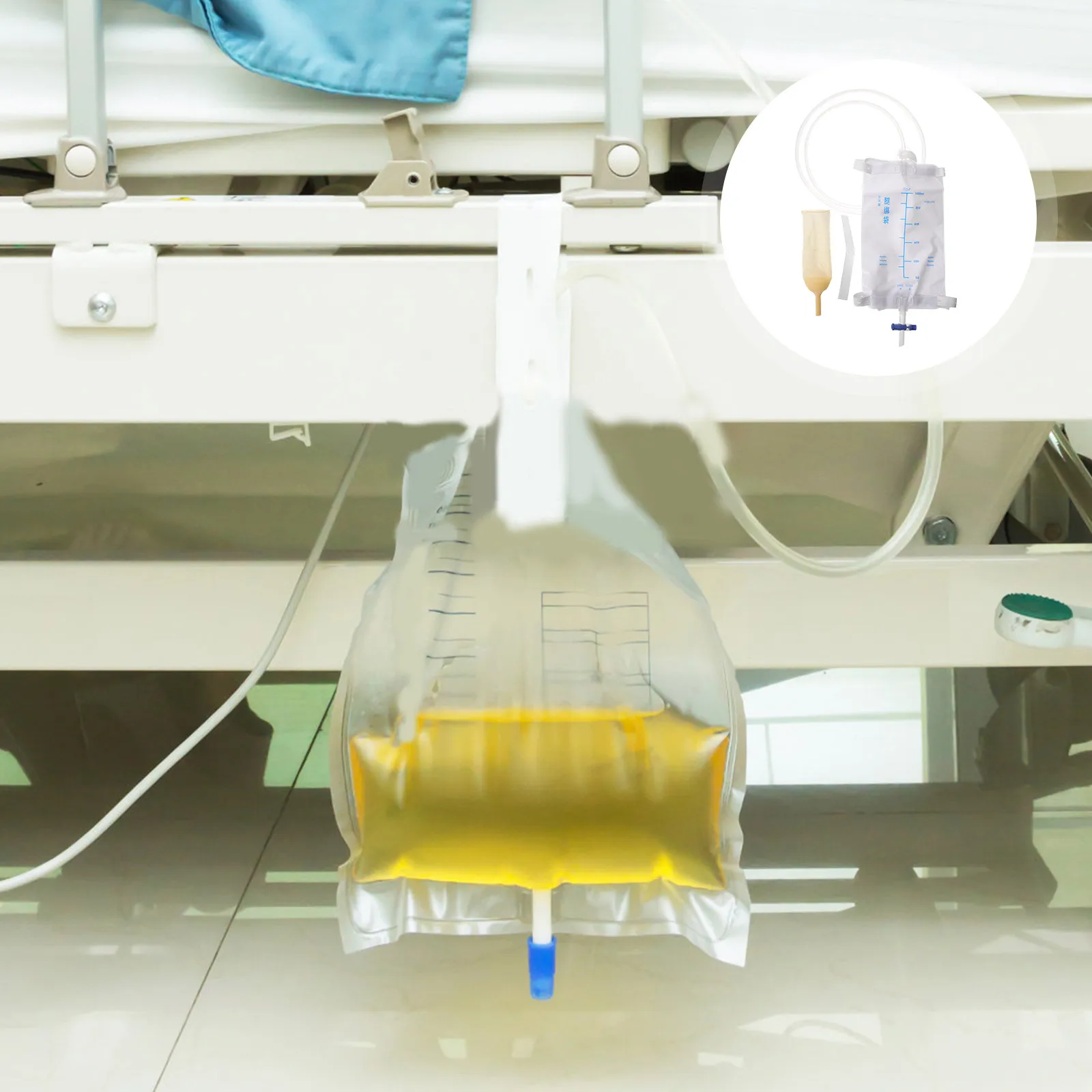 

Одноразовый мешок для мочи, длинный дренажный мешок для неамбулаторных индивидуальных пациентов, больнизированных пациентов, ухода за недержанием