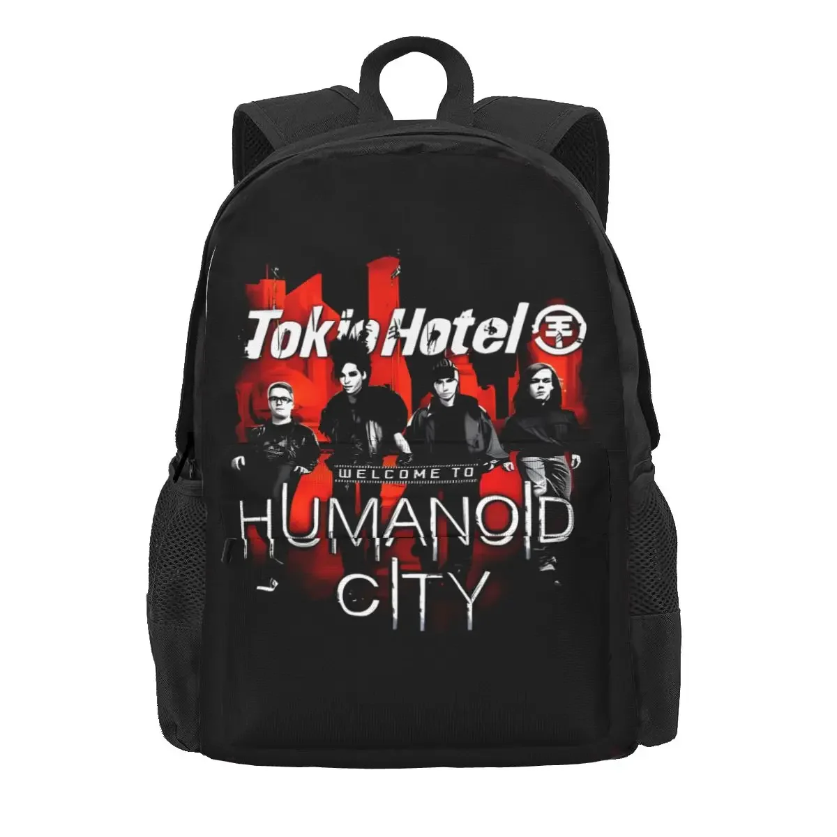 2010 Tokio Hotel Welcome To Humanoid City Tour Large Capacity Backpack Hot Backpack Gymnast Bag Clothes Backpacks