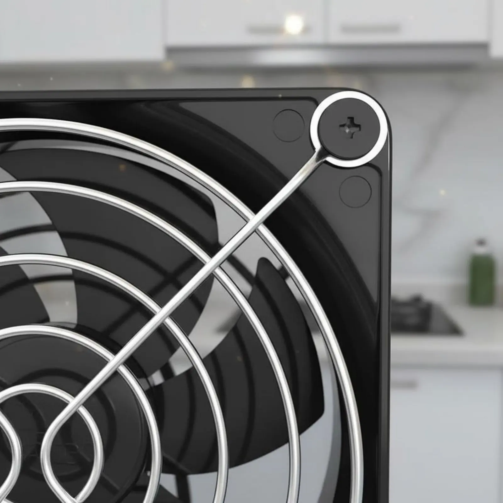 

Fume Extractor Fan Installation-No-Installation Miniature Kitchen Exhaust Fan Adjustable Speed Exhaust Blower Space-Saving