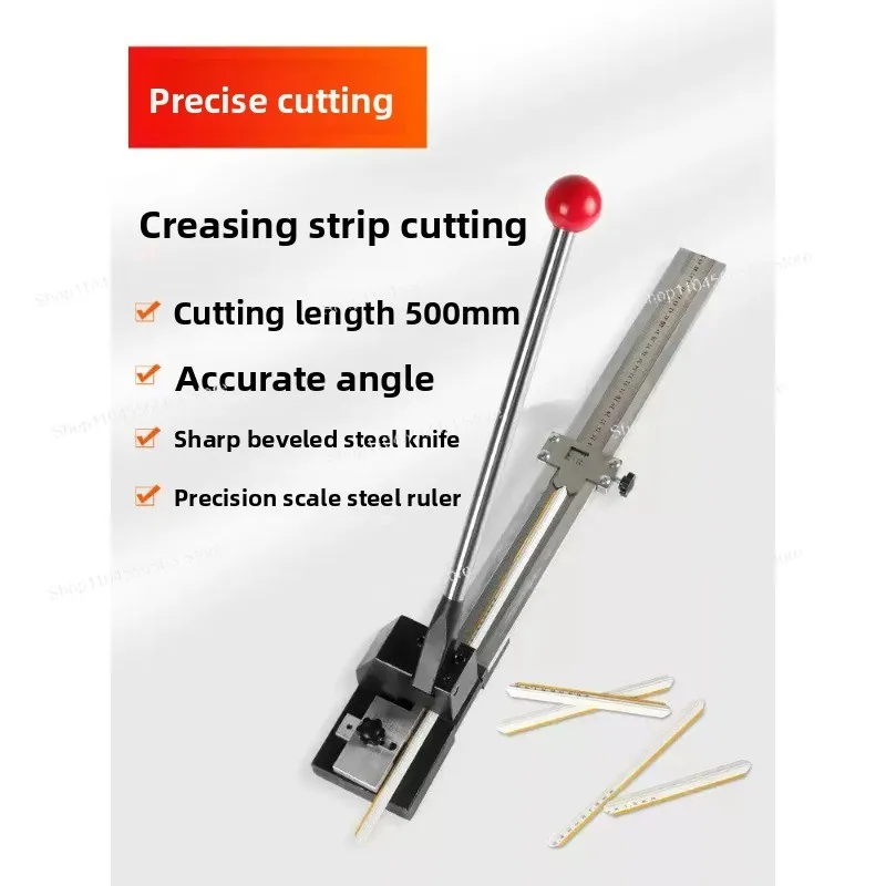 Manual Creasing Matrix Cutting Machine, Precision Cutter for Die-Cutting Crease Matrix & Slotting Tool