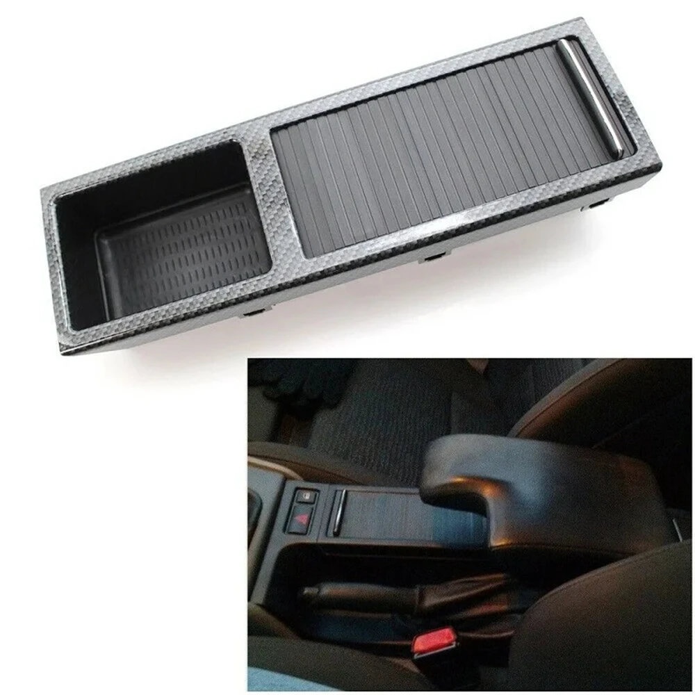 

​Car Front Center Console Storage Organizer Coin Box for BMW E46 3 Series 1998-2007 Car Water Drink Bottle Holder