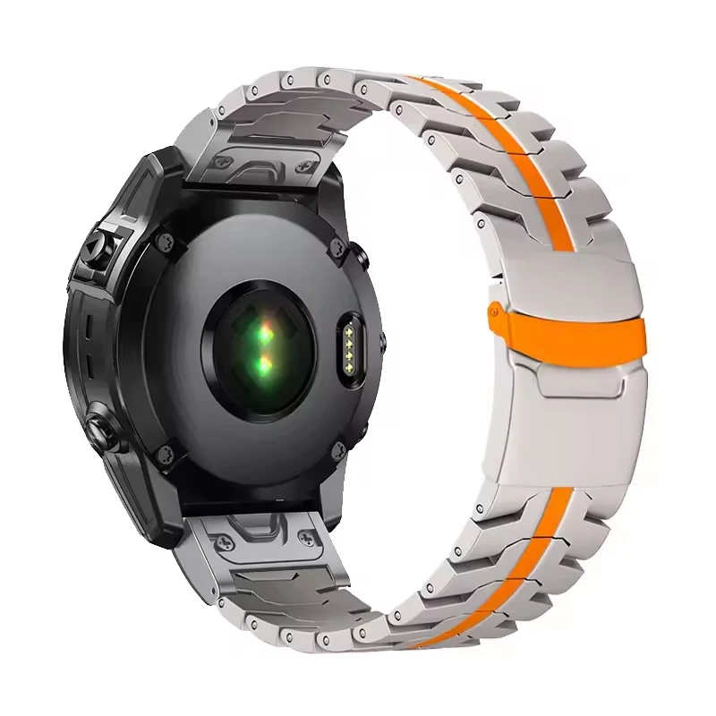 22 26mm Titanium Strap for Garmin Fenix 8 51mm 7 7X 6 6X Pro Enduro 3 Tactix 7 5 5X Plus Stainless Steel Band Quick Fit Bracelet