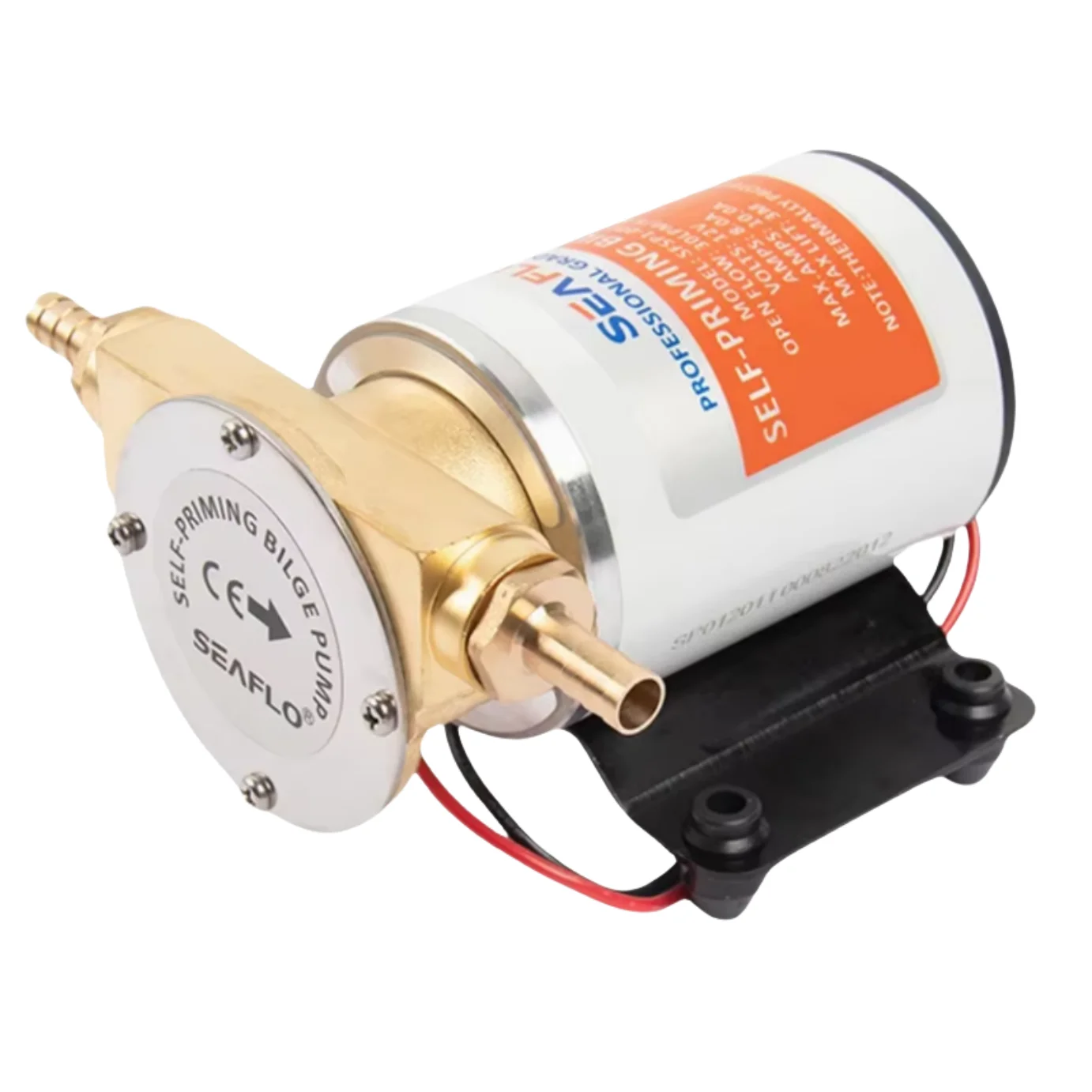 

SEAFLO DC electric deck flushing water pump 12V/24V marine large flow 30L/Min impeller self-priming pump