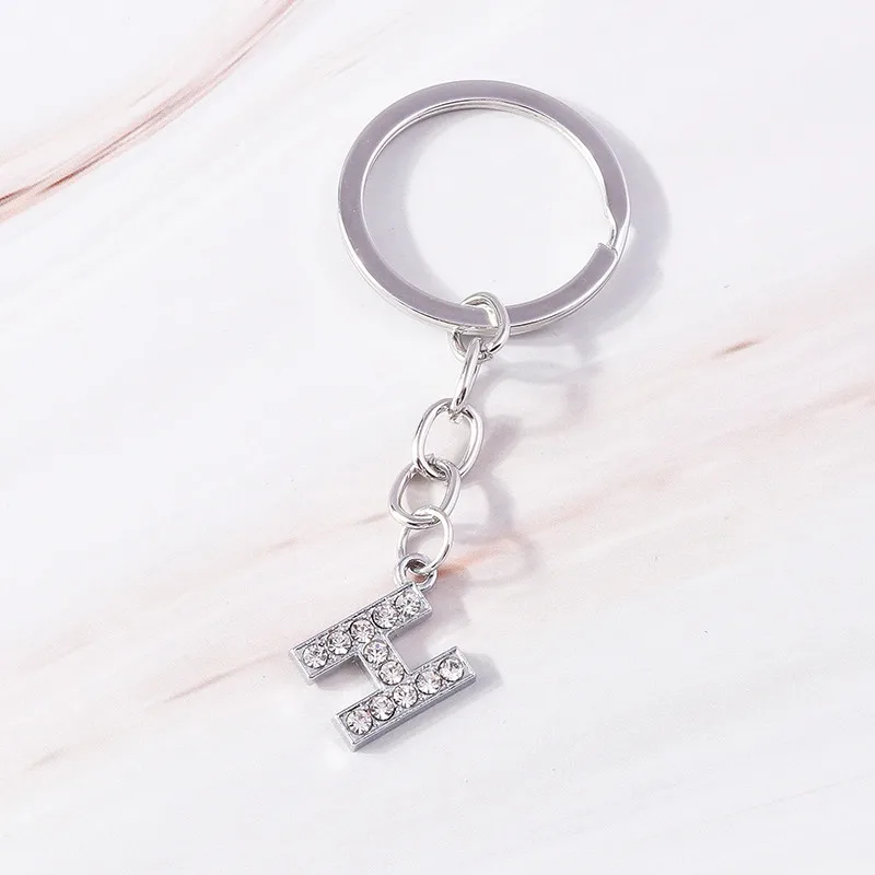 Aihua Minimalistischer Anfangsname, 26 Buchstaben, Anhänger, Schlüsselanhänger, Kristall, A-Z, Alphabet, Schlüsselanhänger für Damen und Herren, Geburtstag, Schmuck, Geschenke – Detail 12