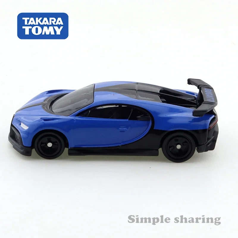 Takara Tomy Tomica No.37 Bugatti Chiron Pure Sport Car 1/63 Alloy Vehicle Diecast Metal Model Kids Xmas Gift Toys for Boys