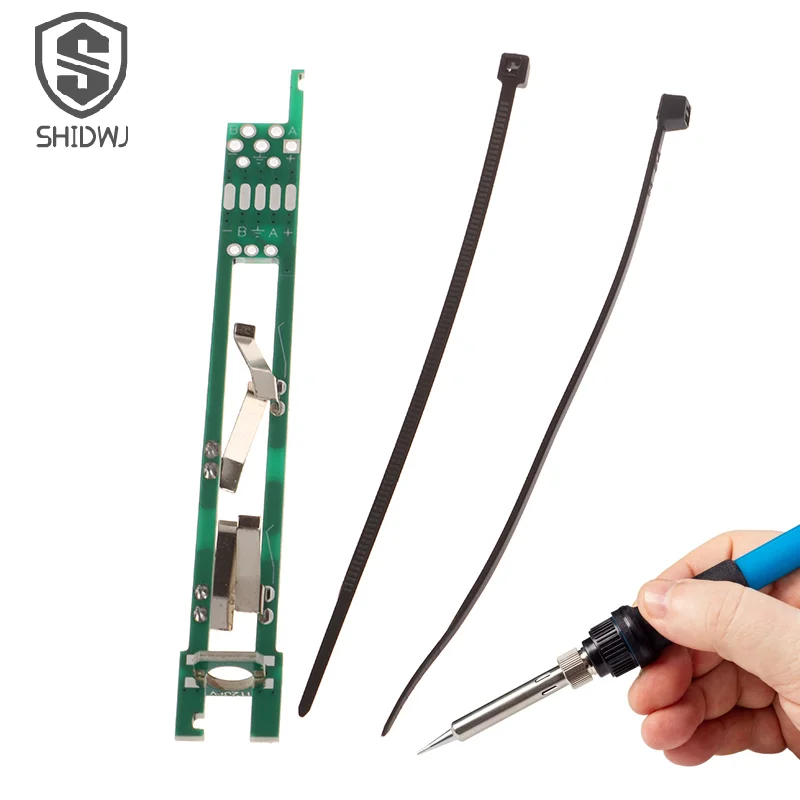 T12 Straight Plug 936 907 Handle Inner Cylinder Universal Bracket White Light T12 Diy Electric Soldering Iron Kit