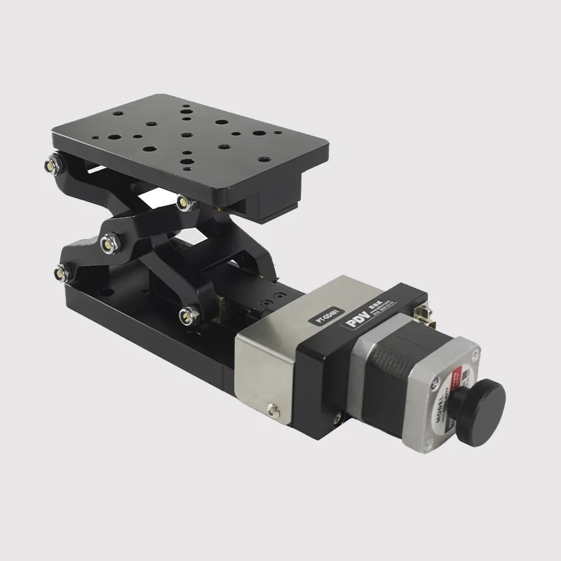 PT-GD401 Precision Electric Laboratory Z-axis Shear Lifting Table Positioning Table Stroke 60mm