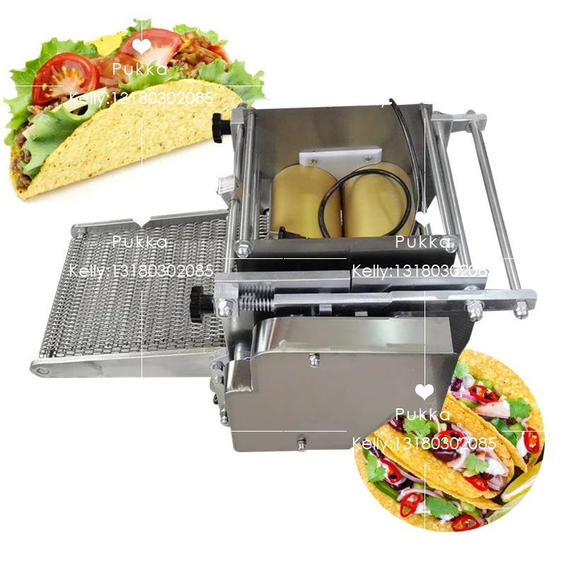 110V Small Flour Corn Mexican Tortilla Maker / Taco Press Tortilla Wraps Making Machines