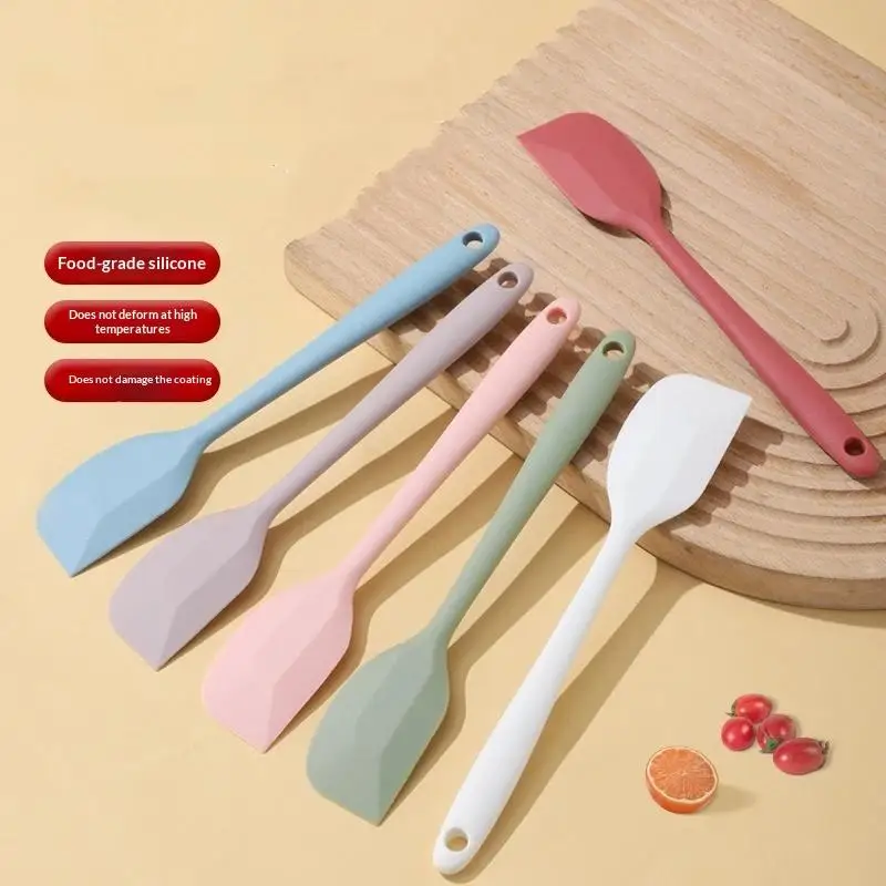 Silicone Cream Spatula Non-stick Butter Spatula Heat-resistant Kitchen Baking Tools DIY Cake Baking Tools