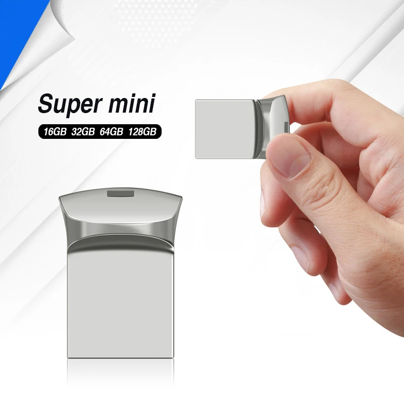 

Super Mini USB Flash Drive Waterproof Pendrive 64GB 32GB 16GB 8GB Real Capacity USB 2.0 Memory Stick Thumbdrive