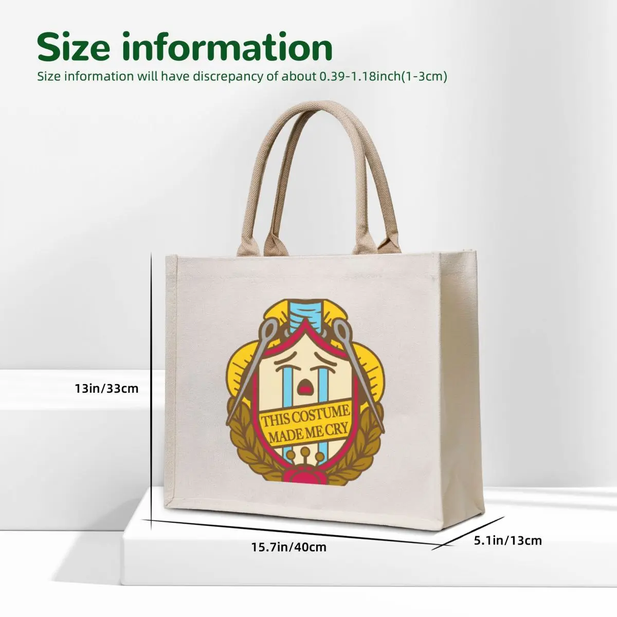 This Costume Made Me Cry Badge of Honor Tote Bag reusable shopping bags custom canvas bag tote bag woman