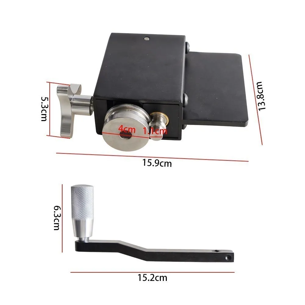 Tubing Beader Tool Manual Bead Roller Intake and Intercooler Piping Crimping Tool Fit 5/8\