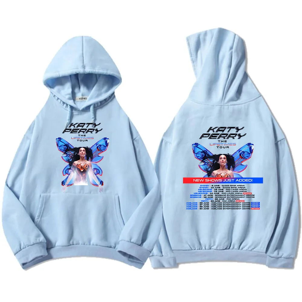 The Lifetimes Tour Katy-Perry Graphic Hoodies Australia June 2025 Album 143 Sweatshirts I Love You Casual Men/Women Pullovers