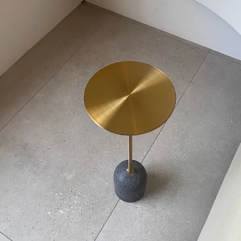 Modern Stainless Steel Art Sofa Tables Simple Multifunctional Bedroom Side Table Creative Luxury Relaxing Living Room Furniture - view 3